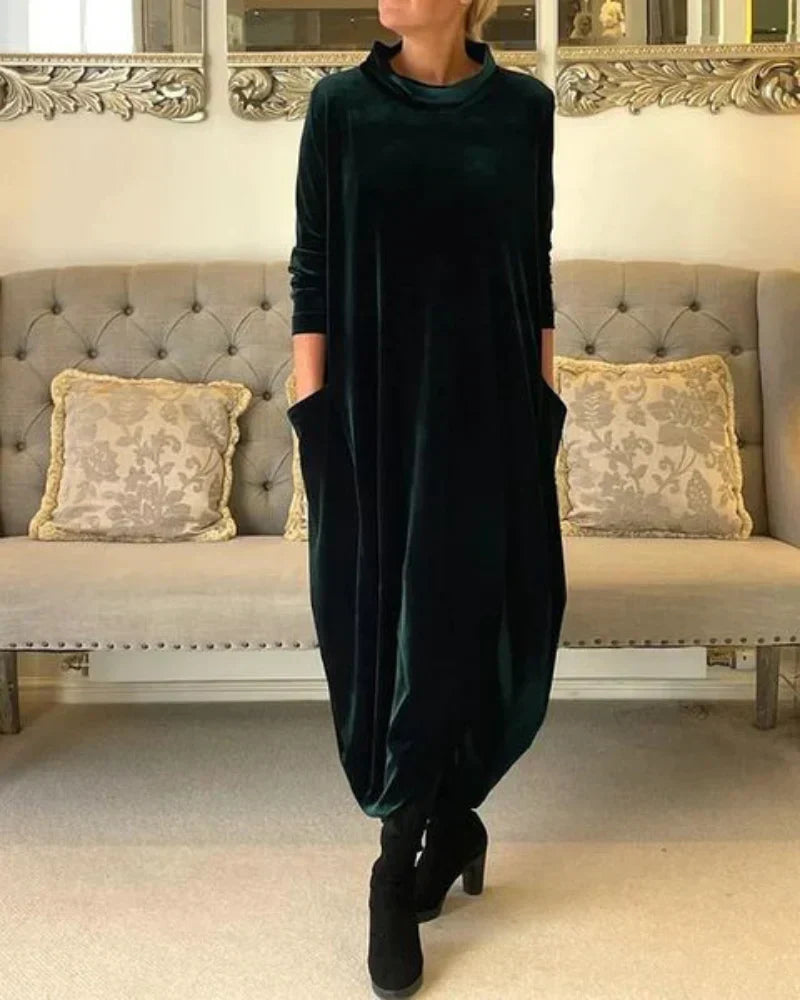 ETTA | Elegant Autumn Dress with Pockets