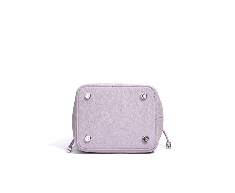 ELARA | Woven Leather Bucket Bag