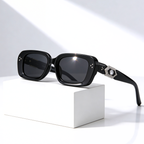 SYDNEY GEM | Rhinestone Oversized Square Sunglasses | UV400