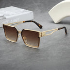 CARVER ALLOY | Oversized Alloy Square Sunglasses | UV400