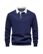 COLIN | Casual Polo Knit Sweater