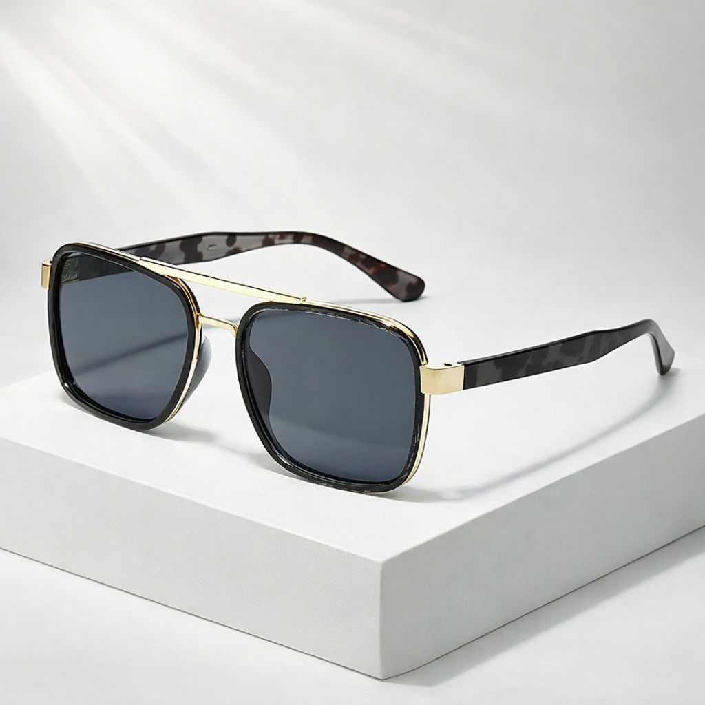 PRIMAL STRIKE | Tiger Stripe Square Sunglasses | UV400
