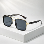 PRIMAL STRIKE | Tiger Stripe Square Sunglasses | UV400