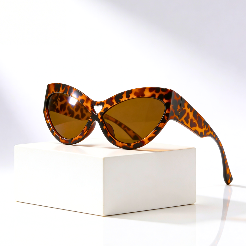 WILD KISS | Heart Cut-Out Cat Eye Sunglasses | UV400