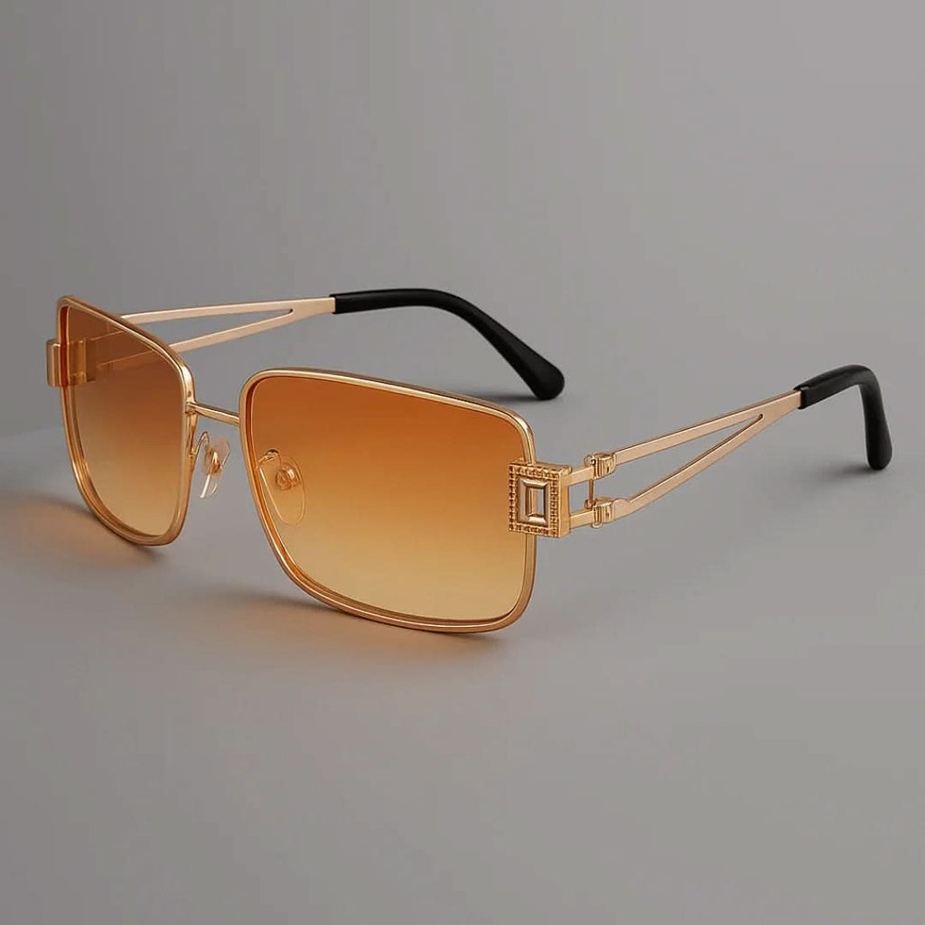ROYAL GEM | Gem-Set Square Sunglasses | UV400 Luxury