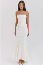 LUNA | Backless Body-Skimming Evening Dress