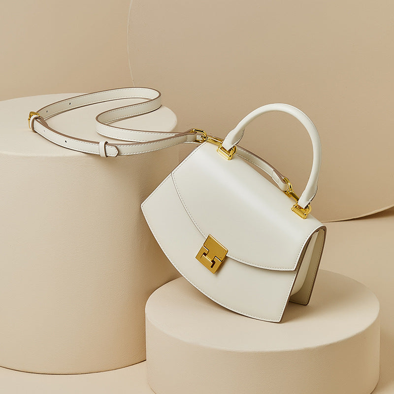 VALENZA | Structured Leather Top Handle Bag