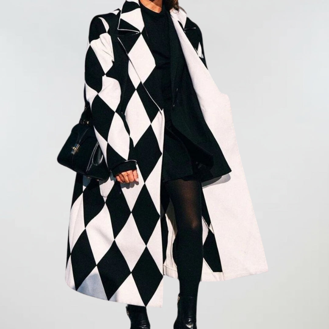 CAROLINE | Elegant Longline Coat