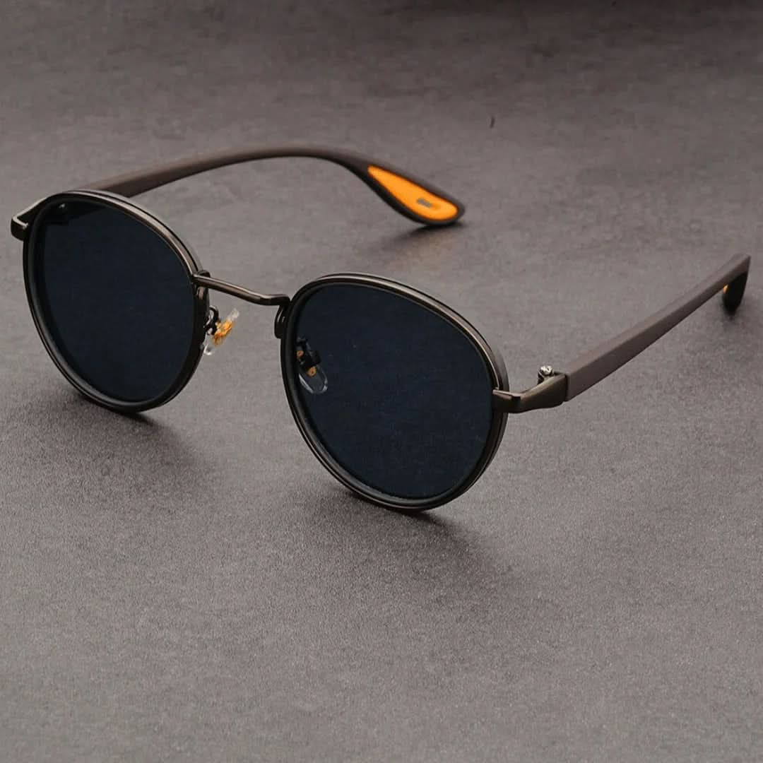 RIFT ORIGIN | Round Metal-Acetate Sunglasses | UV400