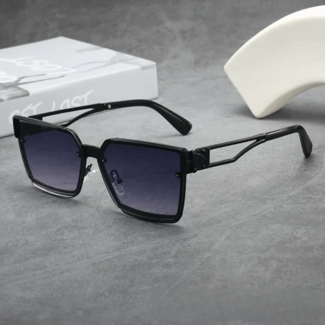 CARVER ALLOY | Oversized Alloy Square Sunglasses | UV400