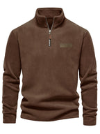 EVAN | Classic Half-Zip Stand-Collar Sweater
