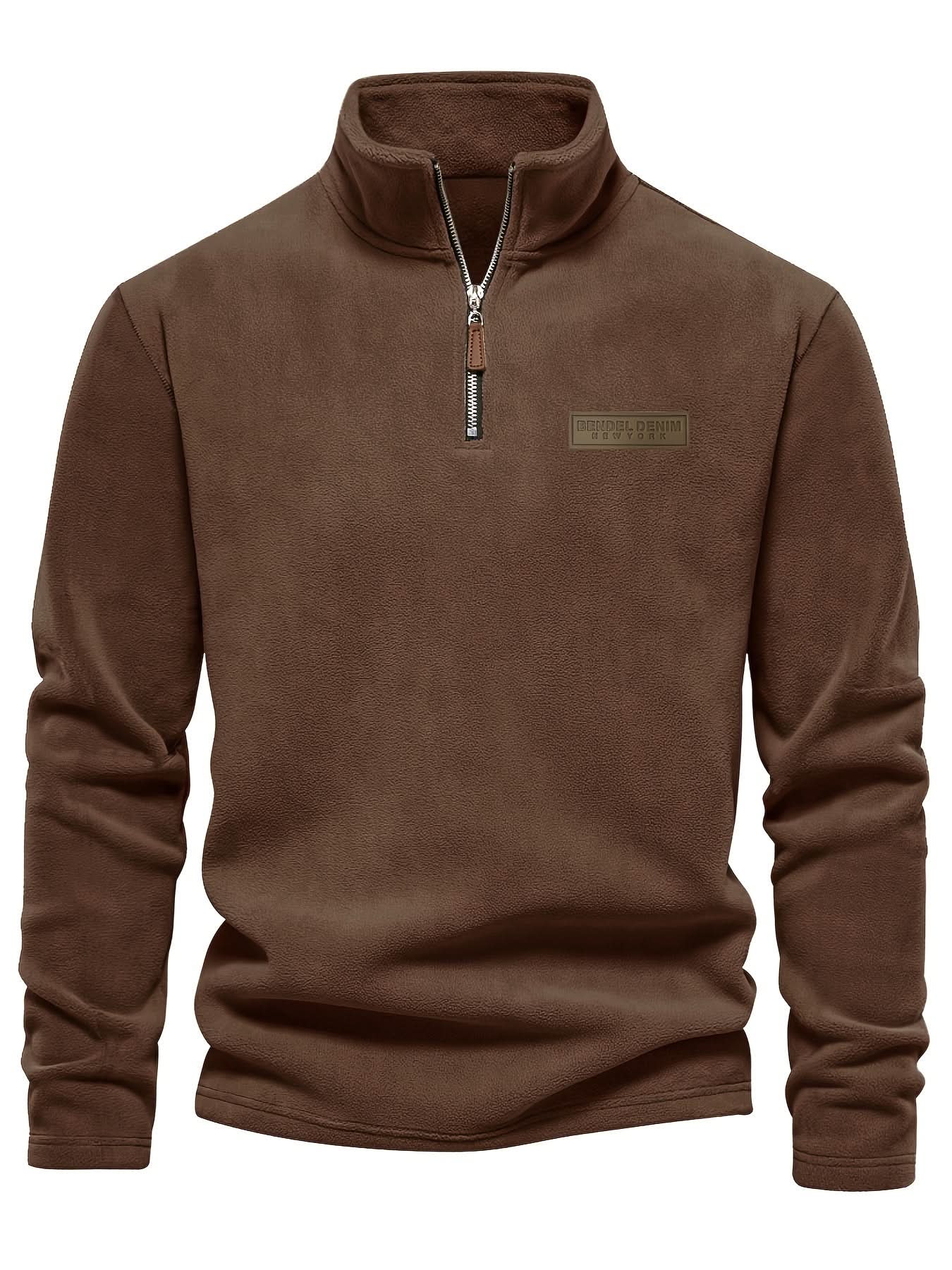 EVAN | Classic Half-Zip Stand-Collar Sweater