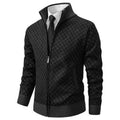 COLE | Diamond-Knit Zip Cardigan