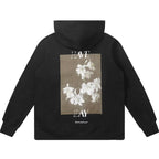 FLORAL | Flower Back Print Hoodie – Soft Artistic Hoodie