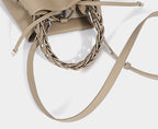 ELARA | Woven Leather Bucket Bag