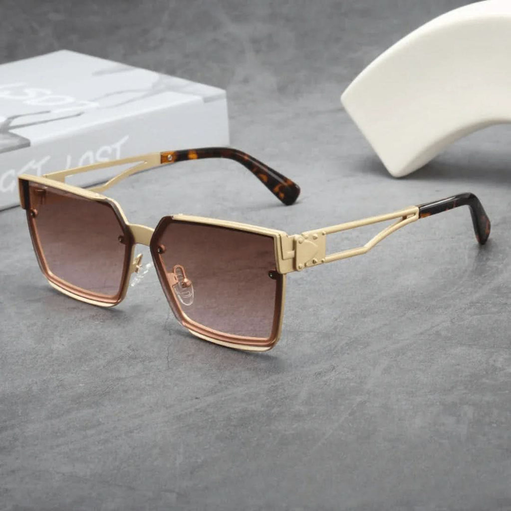 CARVER ALLOY | Oversized Alloy Square Sunglasses | UV400