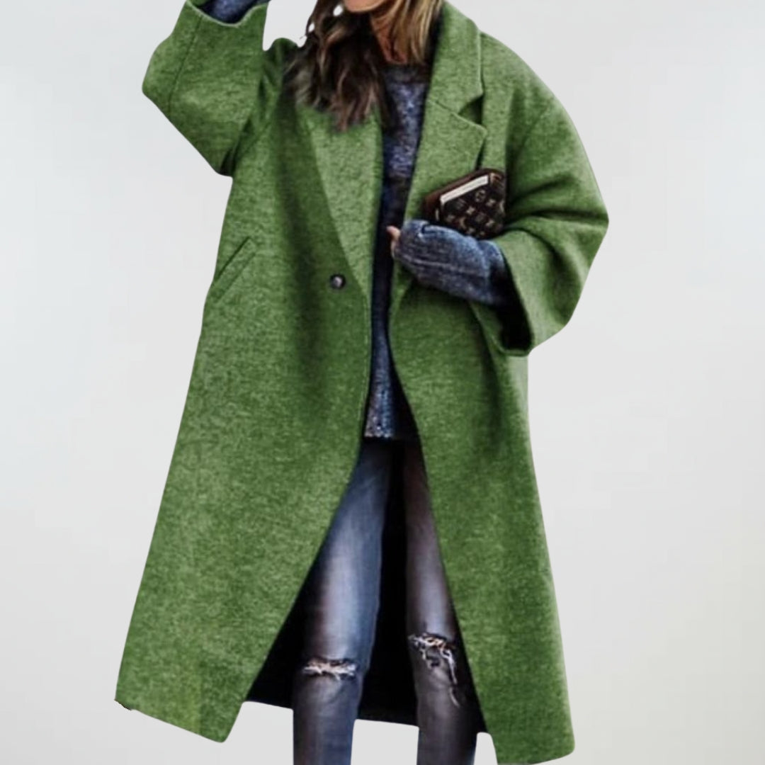 CAROLINE | Elegant Longline Coat