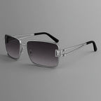 ROYAL GEM | Gem-Set Square Sunglasses | UV400 Luxury
