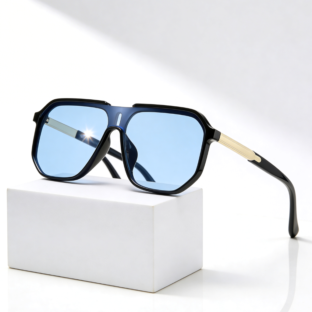 DRIFT AVIATOR | Oversized Square Aviator Sunglasses | UV400