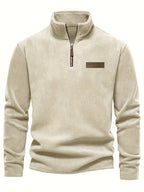 EVAN | Classic Half-Zip Stand-Collar Sweater