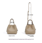 ELARA | Woven Leather Bucket Bag