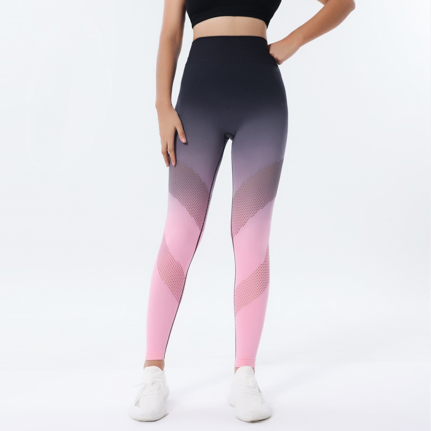 SORELLE | Ombre Mesh High-Waist Active Leggings for Women