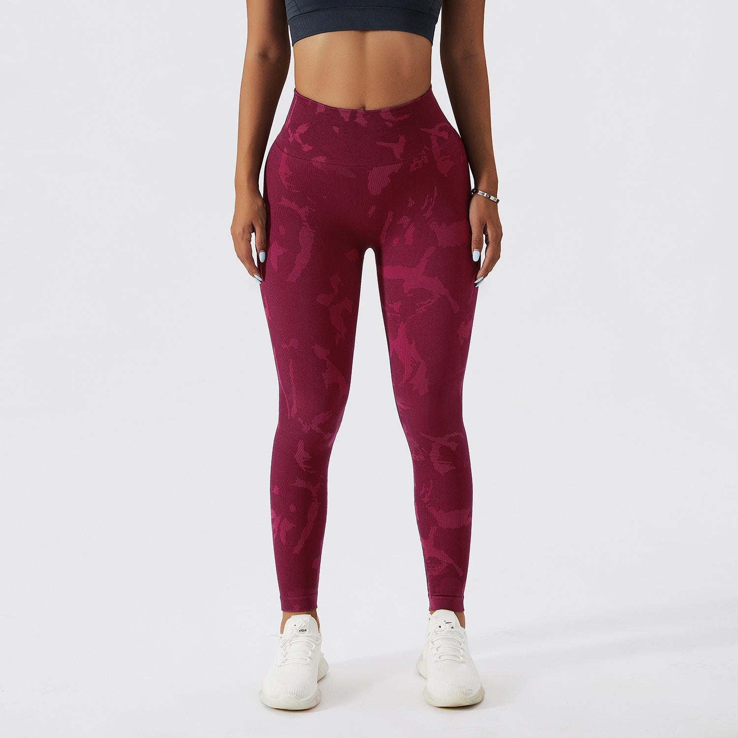 VEXA | Seamless Camo High-Waist Workout Leggings for Women