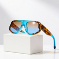 ROGUE BLOOM | Exotic Print Oversized Sunglasses | UV400