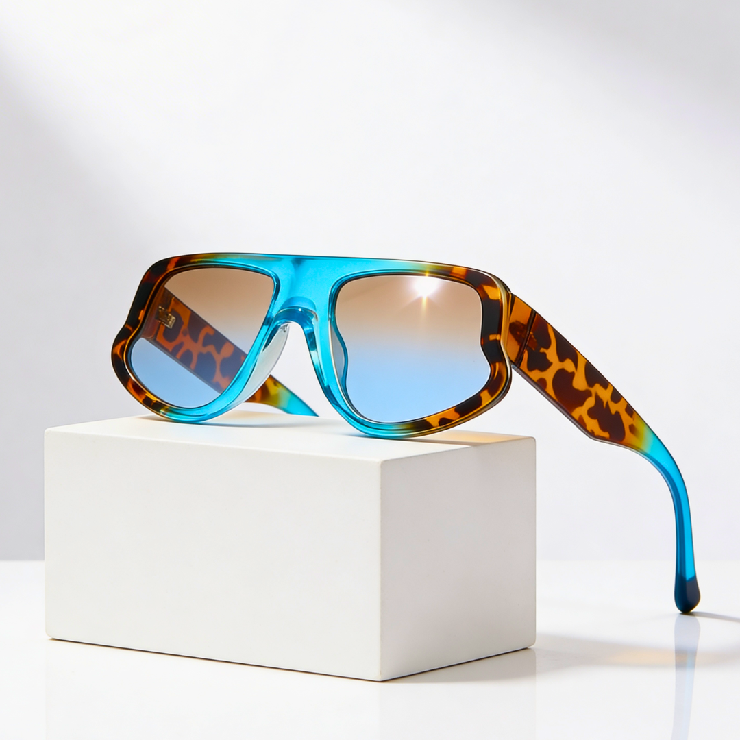 ROGUE BLOOM | Exotic Print Oversized Sunglasses | UV400