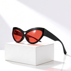 WILD KISS | Heart Cut-Out Cat Eye Sunglasses | UV400