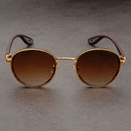 RIFT ORIGIN | Round Metal-Acetate Sunglasses | UV400