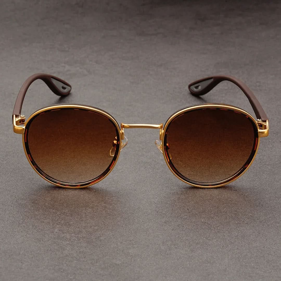 RIFT ORIGIN | Round Metal-Acetate Sunglasses | UV400