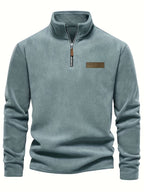 EVAN | Classic Half-Zip Stand-Collar Sweater