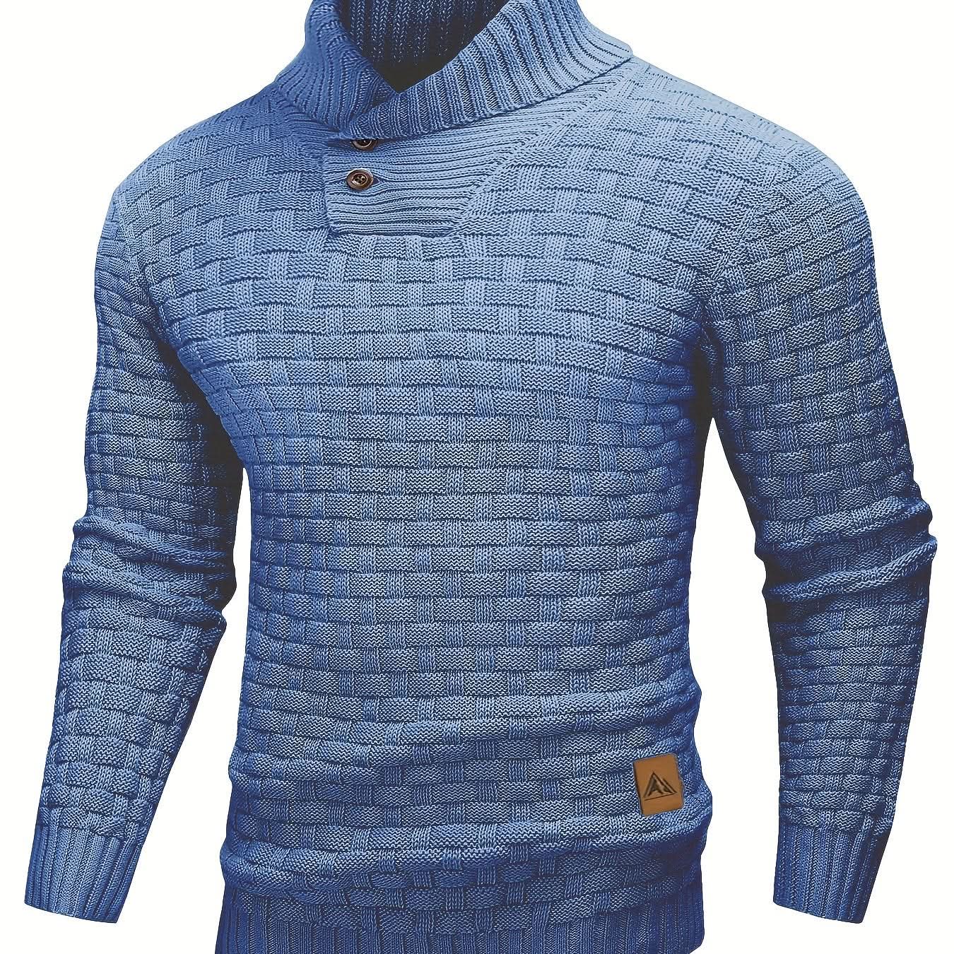 HUNTER | Textured Button-Neck Sweater