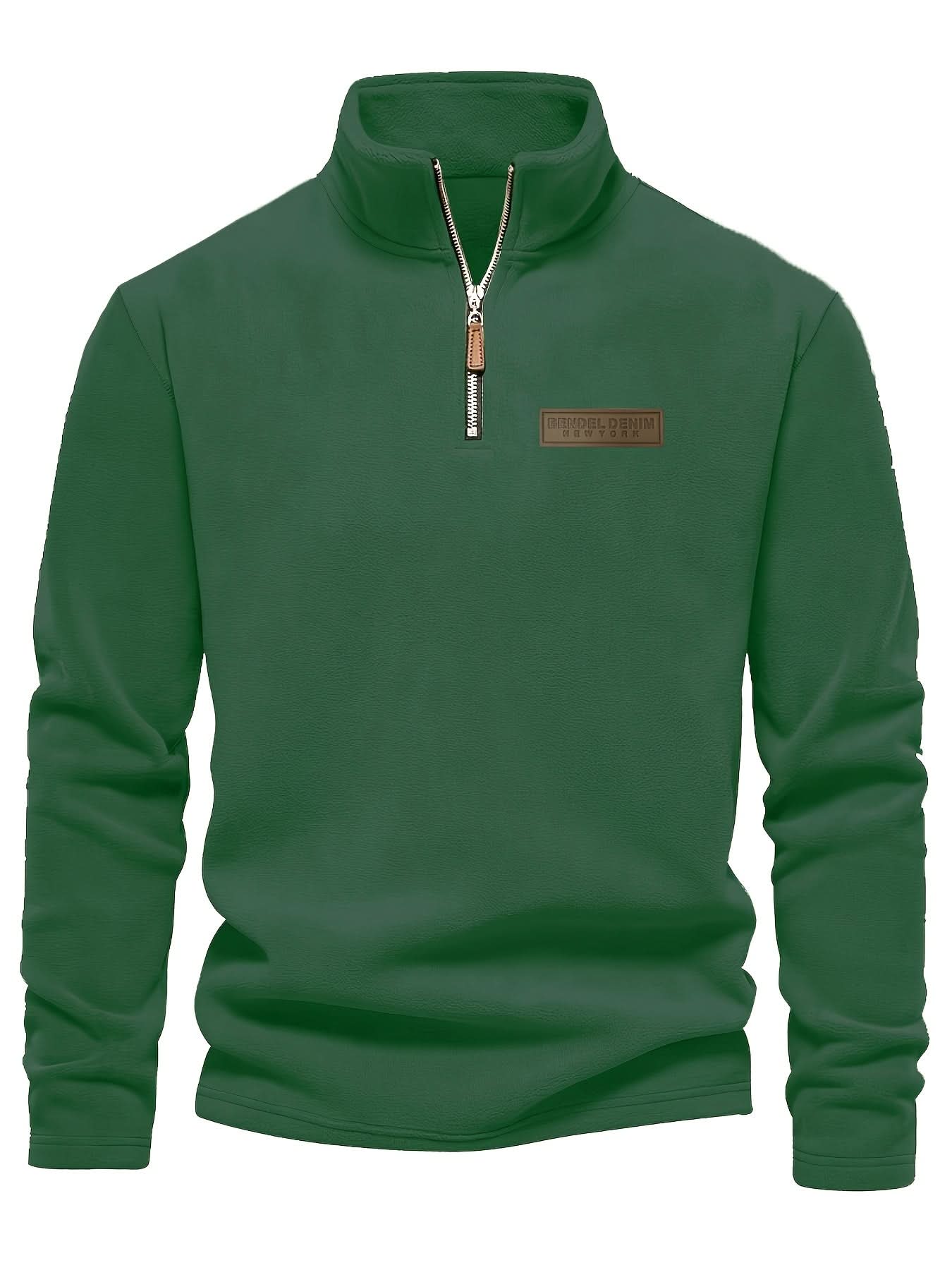 EVAN | Classic Half-Zip Stand-Collar Sweater