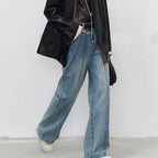 RIVA | Sculpted Stitch Straight-Leg Denim Jeans for Women