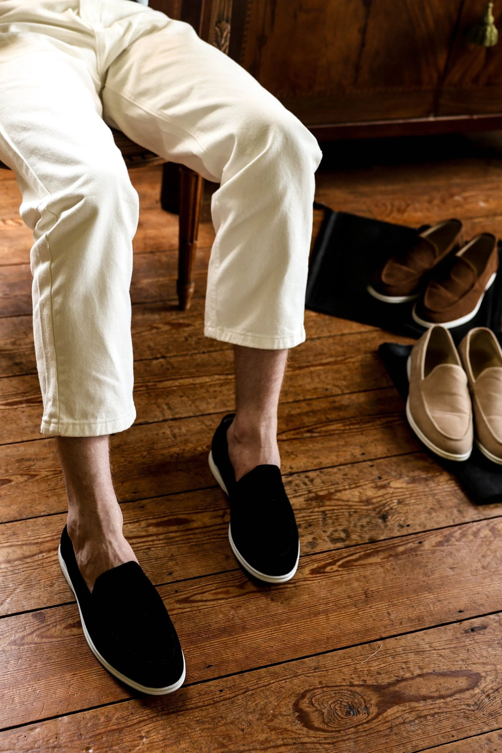 SANTINO™ | Suede-Look Loafers With Comfort Sole