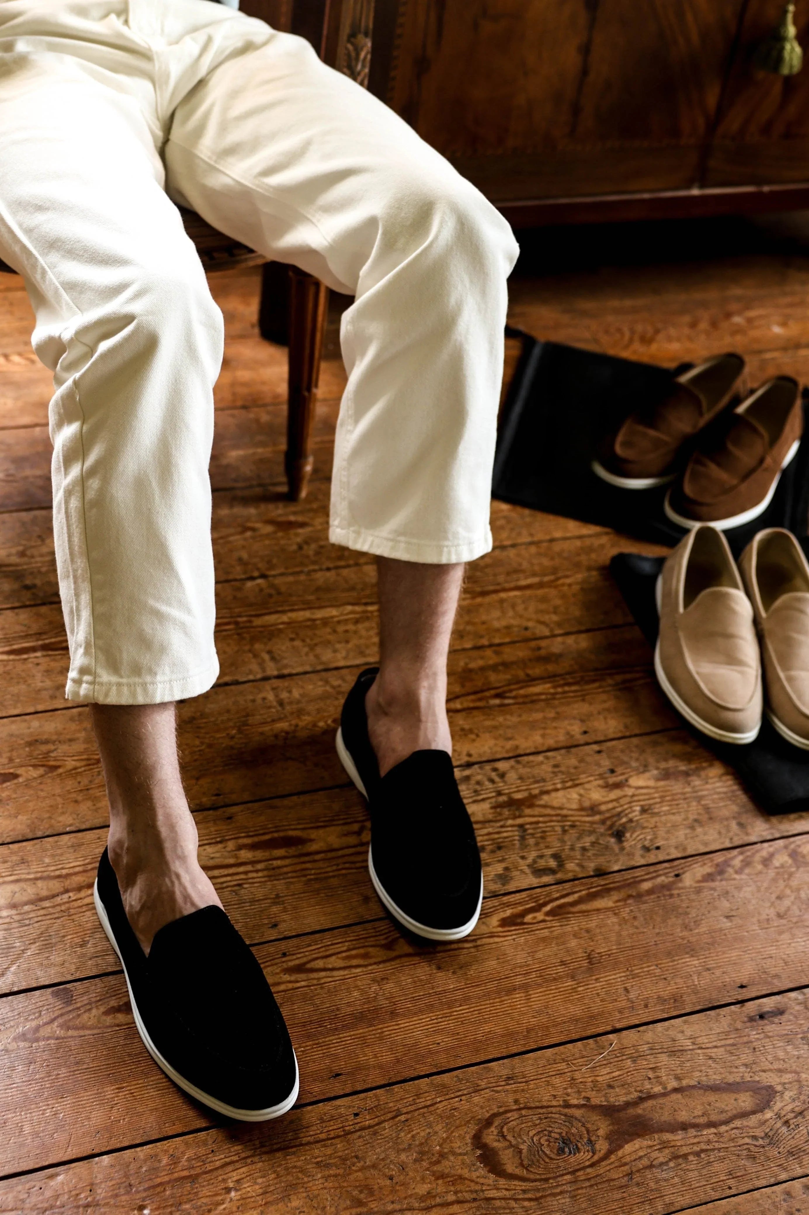 SANTINO™ | Suede-Look Loafers With Comfort Sole