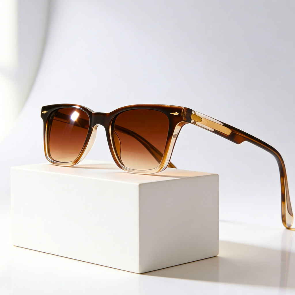 STRATHMORE WAVE | Wayfarer Acetate Sunglasses | UV400 Translucent
