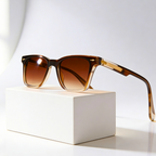 STRATHMORE WAVE | Wayfarer Acetate Sunglasses | UV400 Translucent