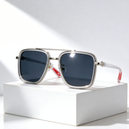 RIFT NOIR X | Square Metal-Acetate Sunglasses | UV380