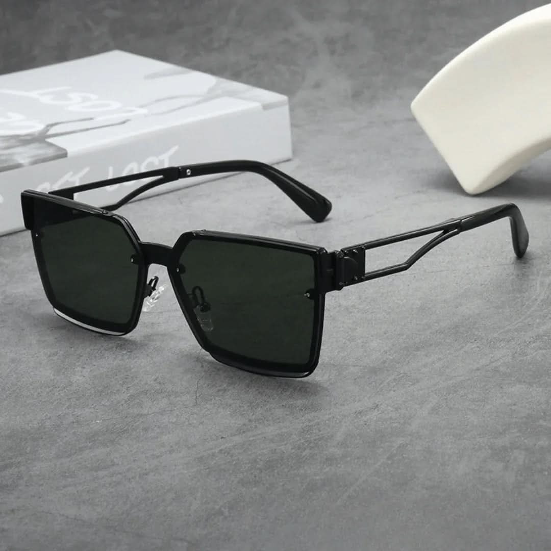 CARVER ALLOY | Oversized Alloy Square Sunglasses | UV400