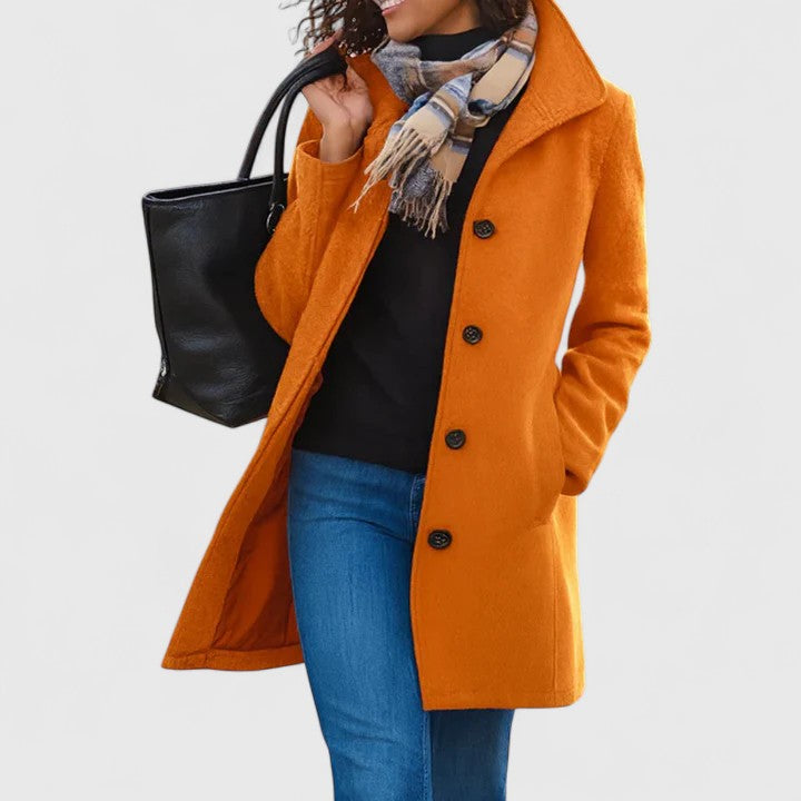 CLAIRE | Classic Wool Blend Coat