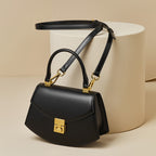 VALENZA | Structured Leather Top Handle Bag