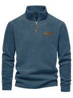 EVAN | Classic Half-Zip Stand-Collar Sweater