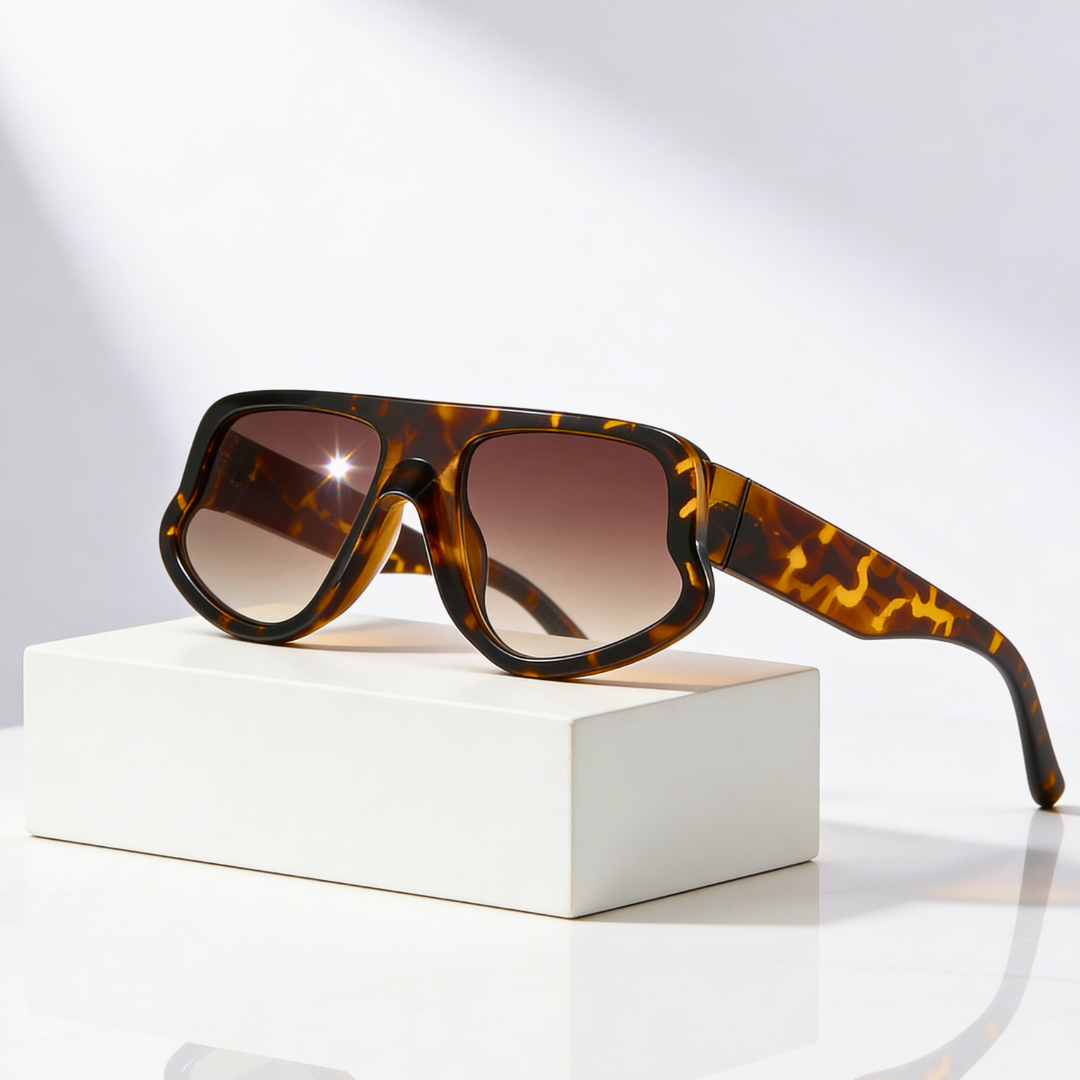 ROGUE BLOOM | Exotic Print Oversized Sunglasses | UV400