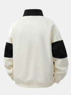 MILES | Refined Striped Polo Sweatshirt