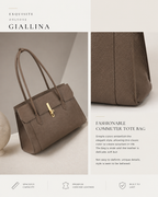 GIALLINA | Structured Leather Tote