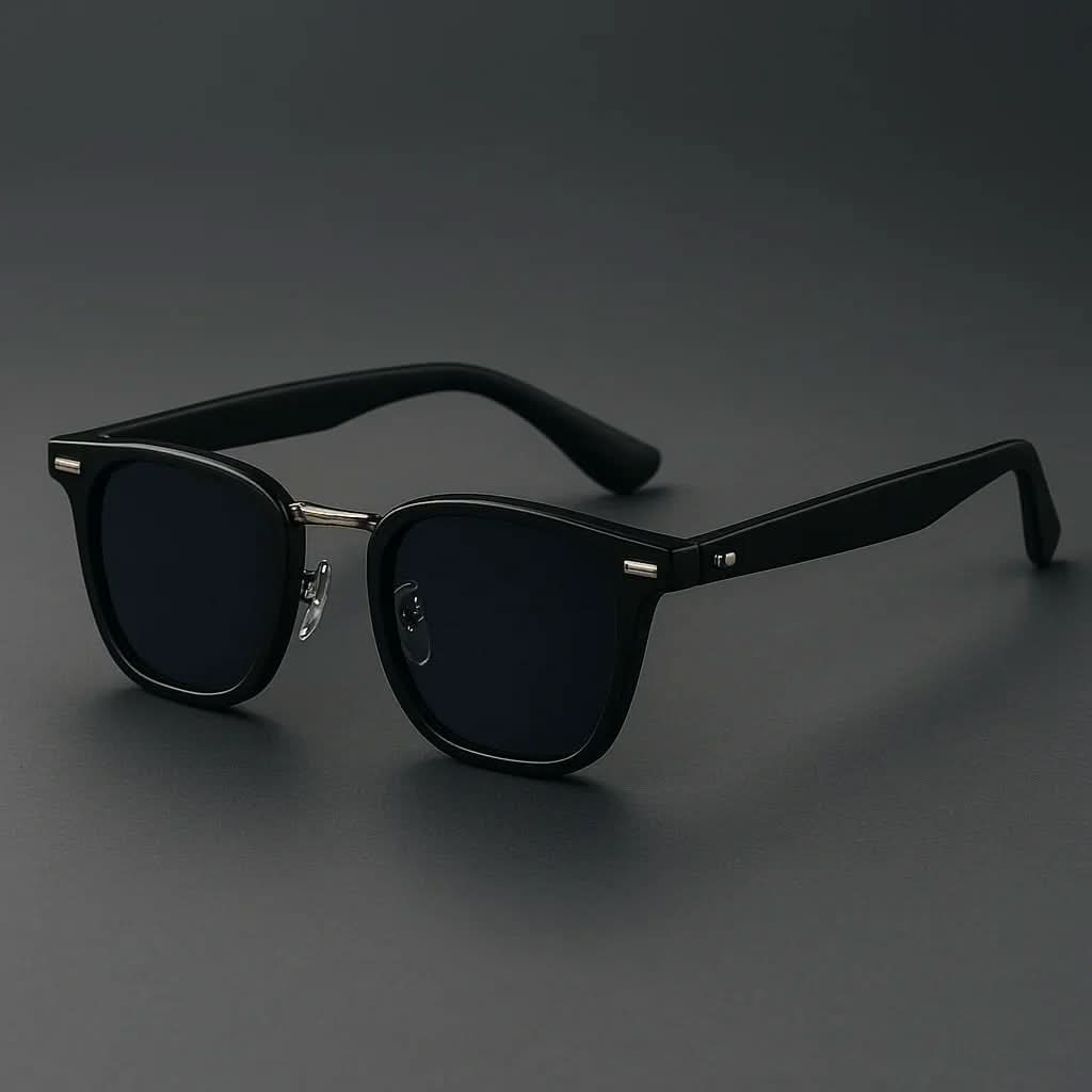 COLBY CRYSTAL | Square Crystal-Clear Sunglasses | UV400 Featherlight