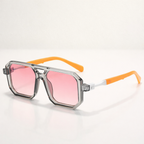 ECHO EXOTIC | Angular Color-Block Sunglasses | UV400 Tropical